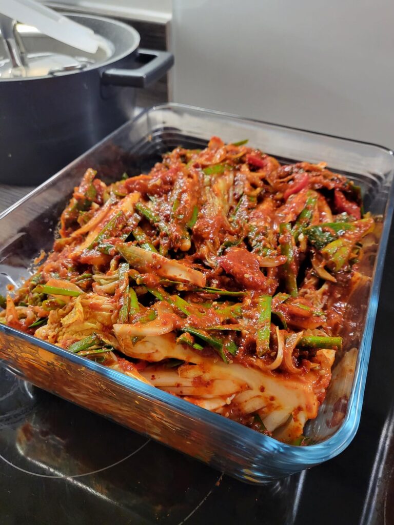 Took the whole day, but kimchi is worth it