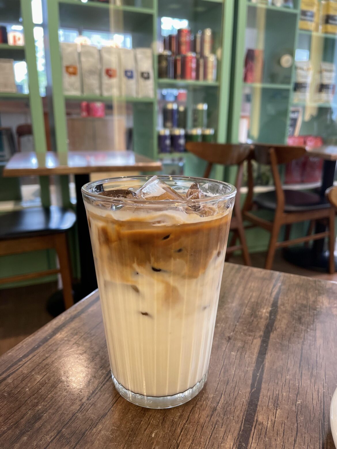 Iced Pocofino latte.