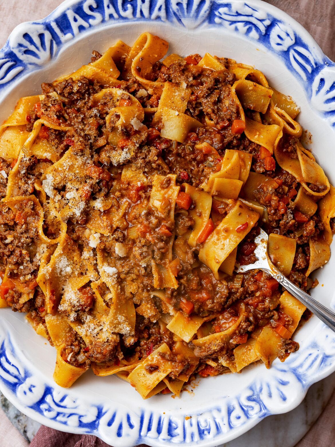 Pappardelle with Bolognese Sauce
