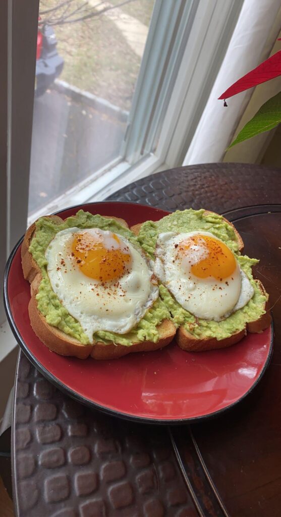 avocado toast is not complete without eggs