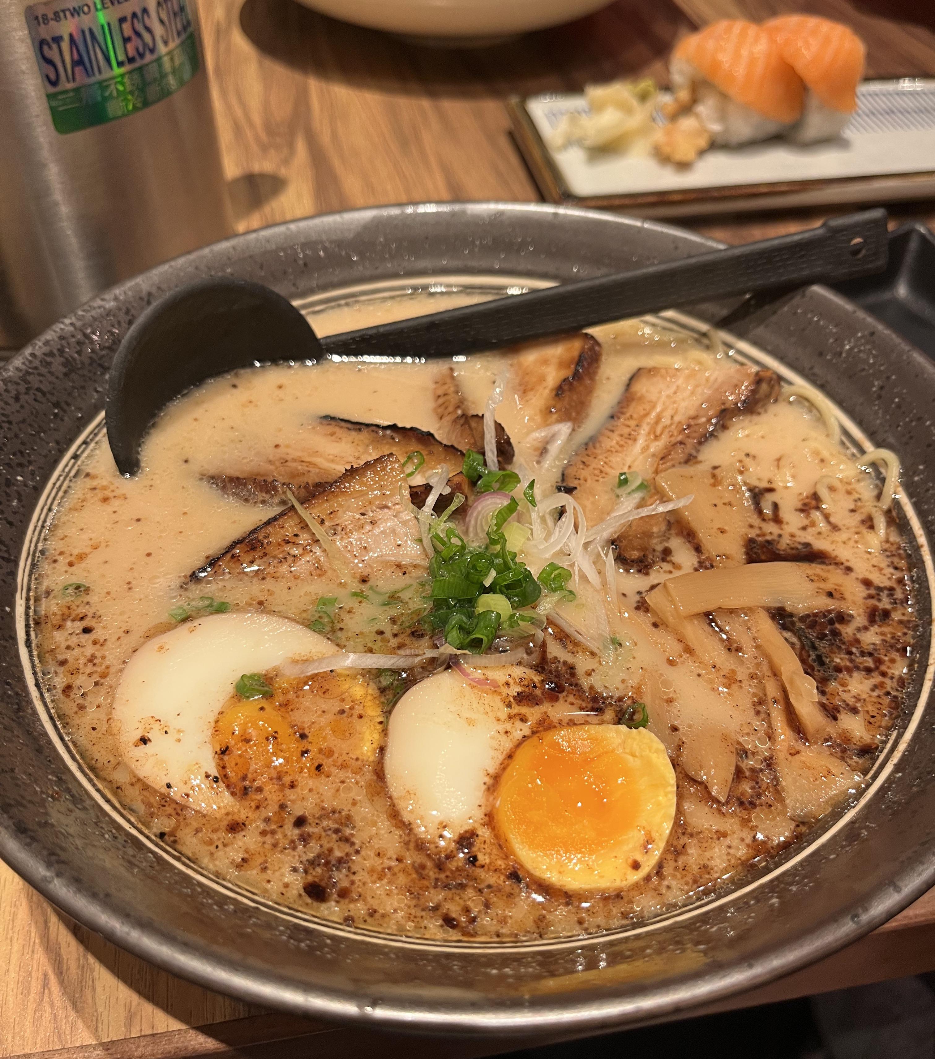 Pork Belly Black Garlic Oil Ramen Dining and Cooking