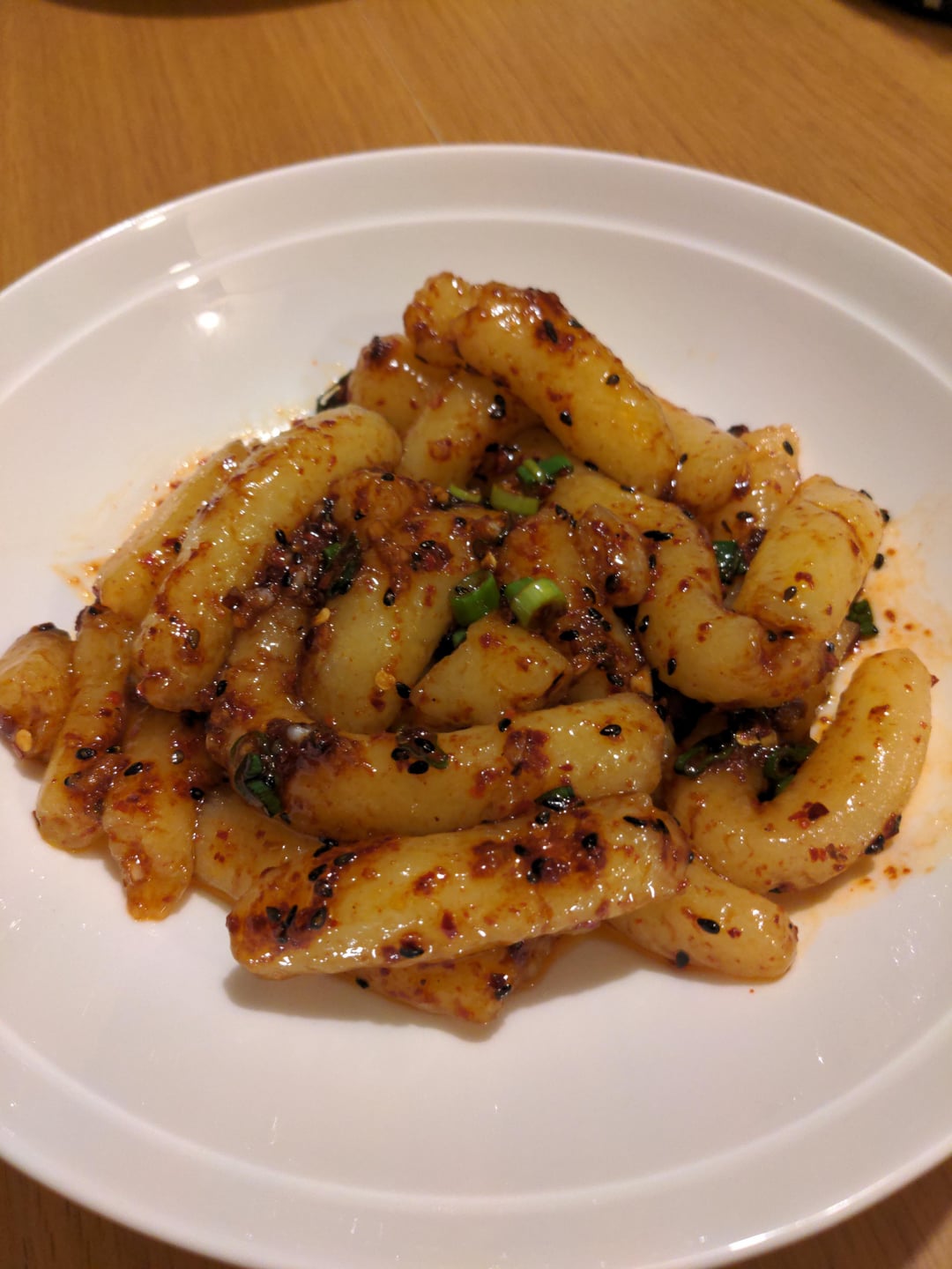 thicc chilli garlic noods from Joshua Weissman's most recent vid. So