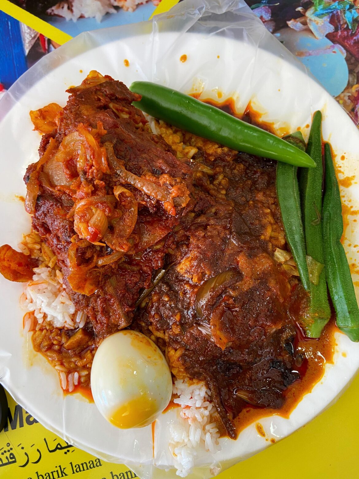 Nasi Kandar in Kuala Lumpur, Malaysia.