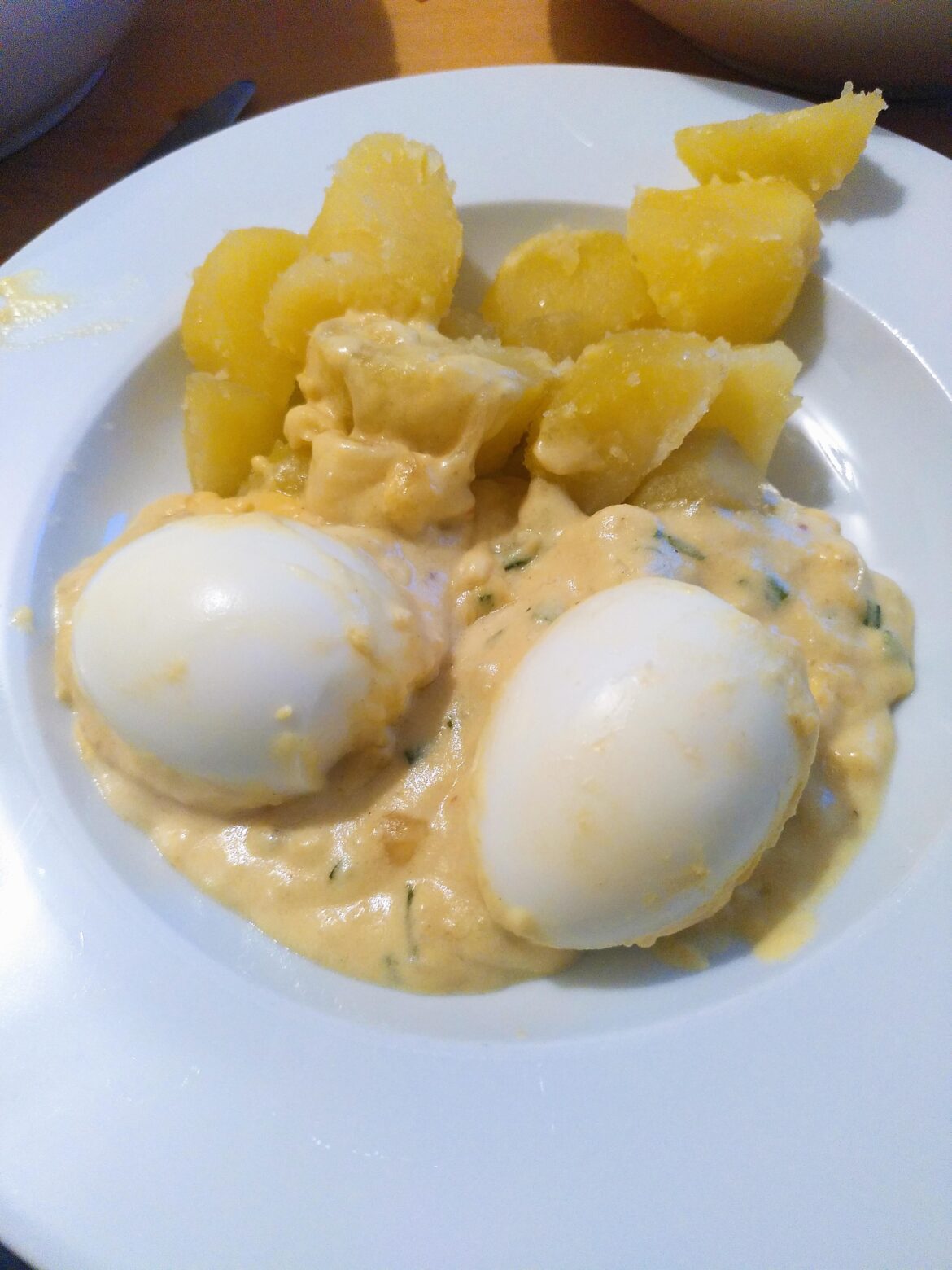 Mustard Sauce with eggs