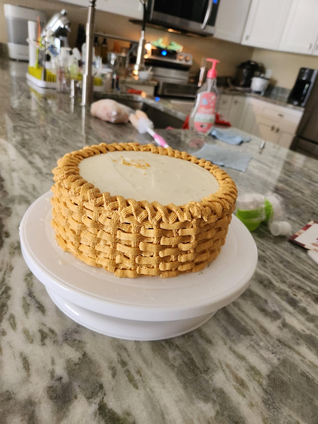 who baked the first cake in the world