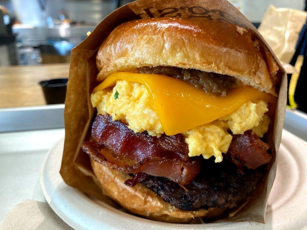 Egg Bacon Cheeseburger