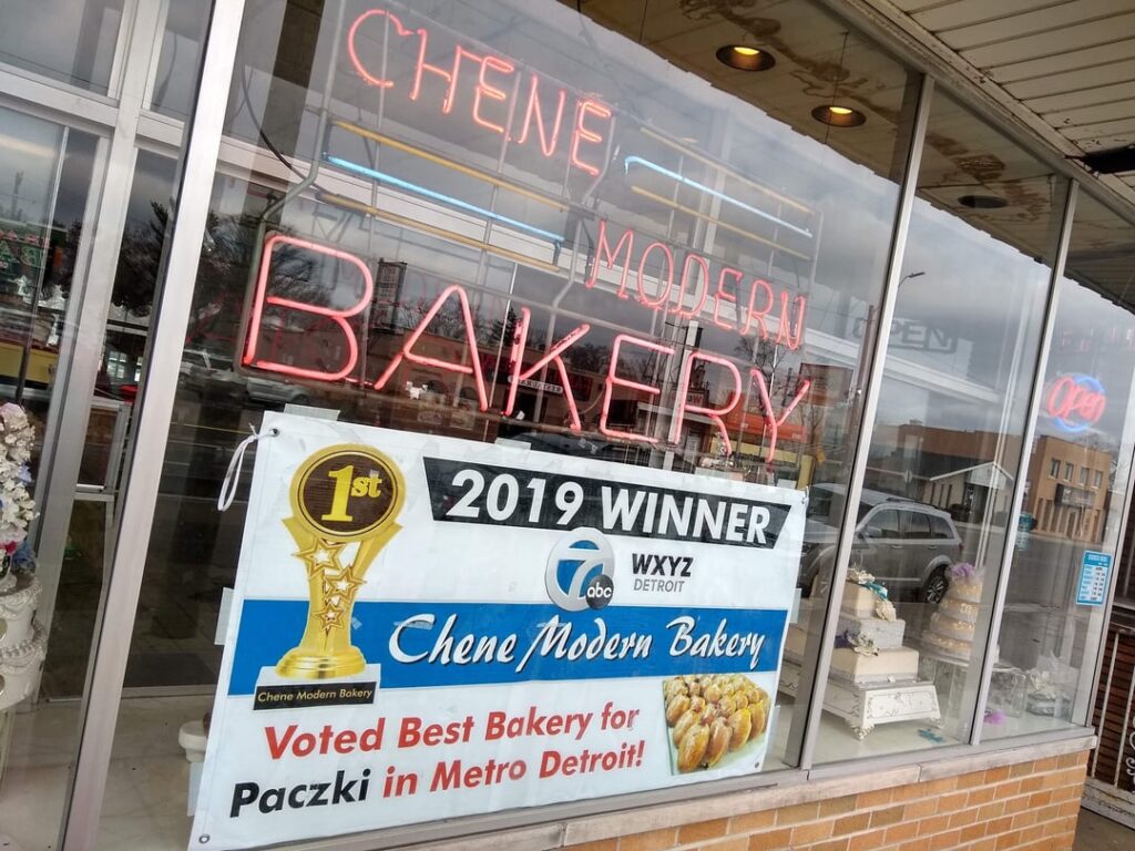 Over 80 years Chene Modern Bakery Voted best PACZKI, they start selling them February 1st