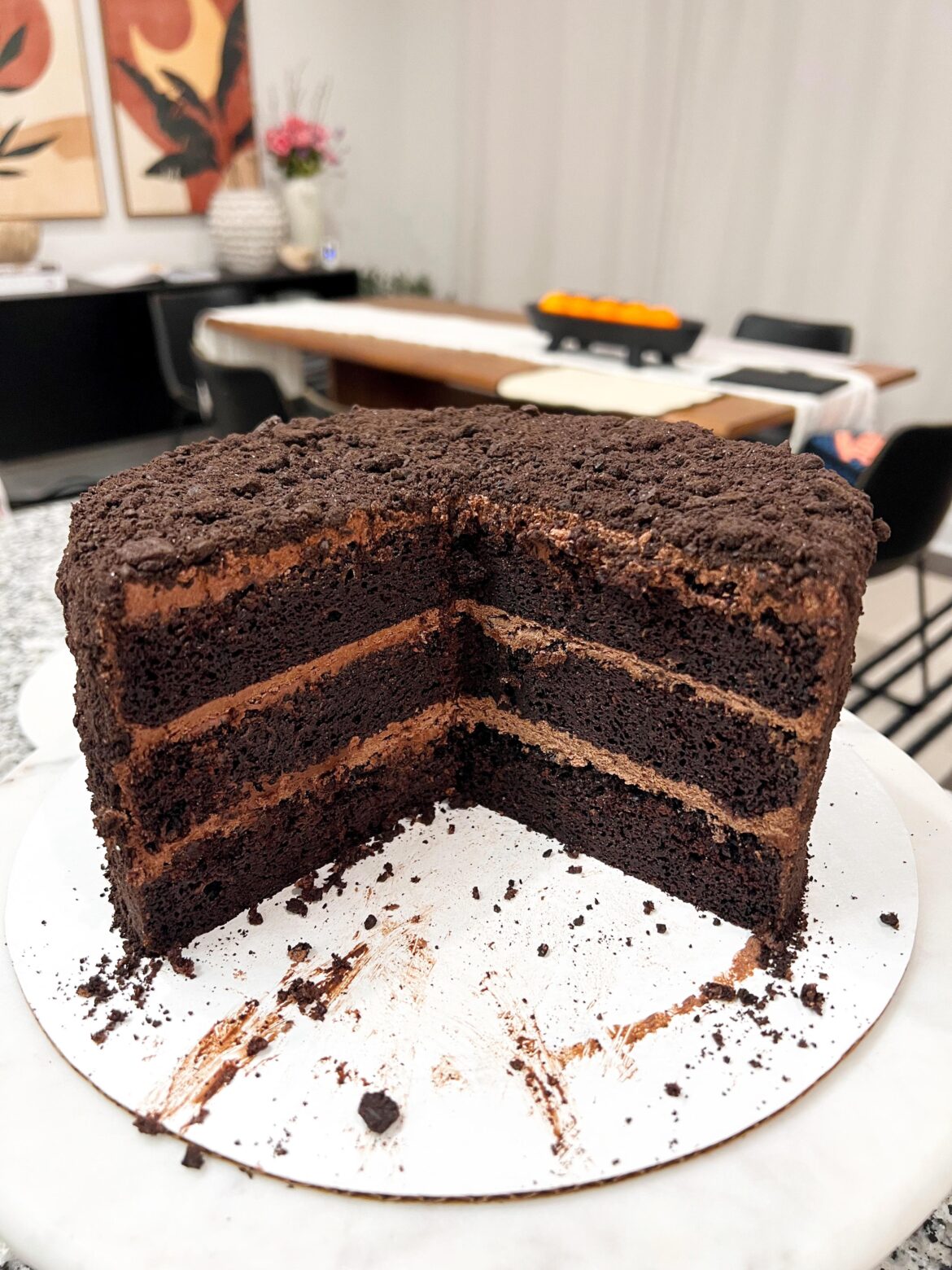 Stella’s Devil’s Food Cake
