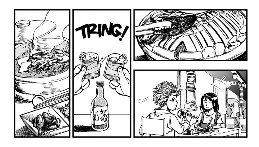 Korean BBQ in Manhwa ✨