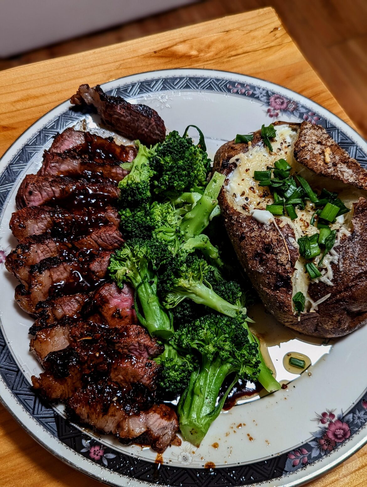 Marinated tri-tip w/things