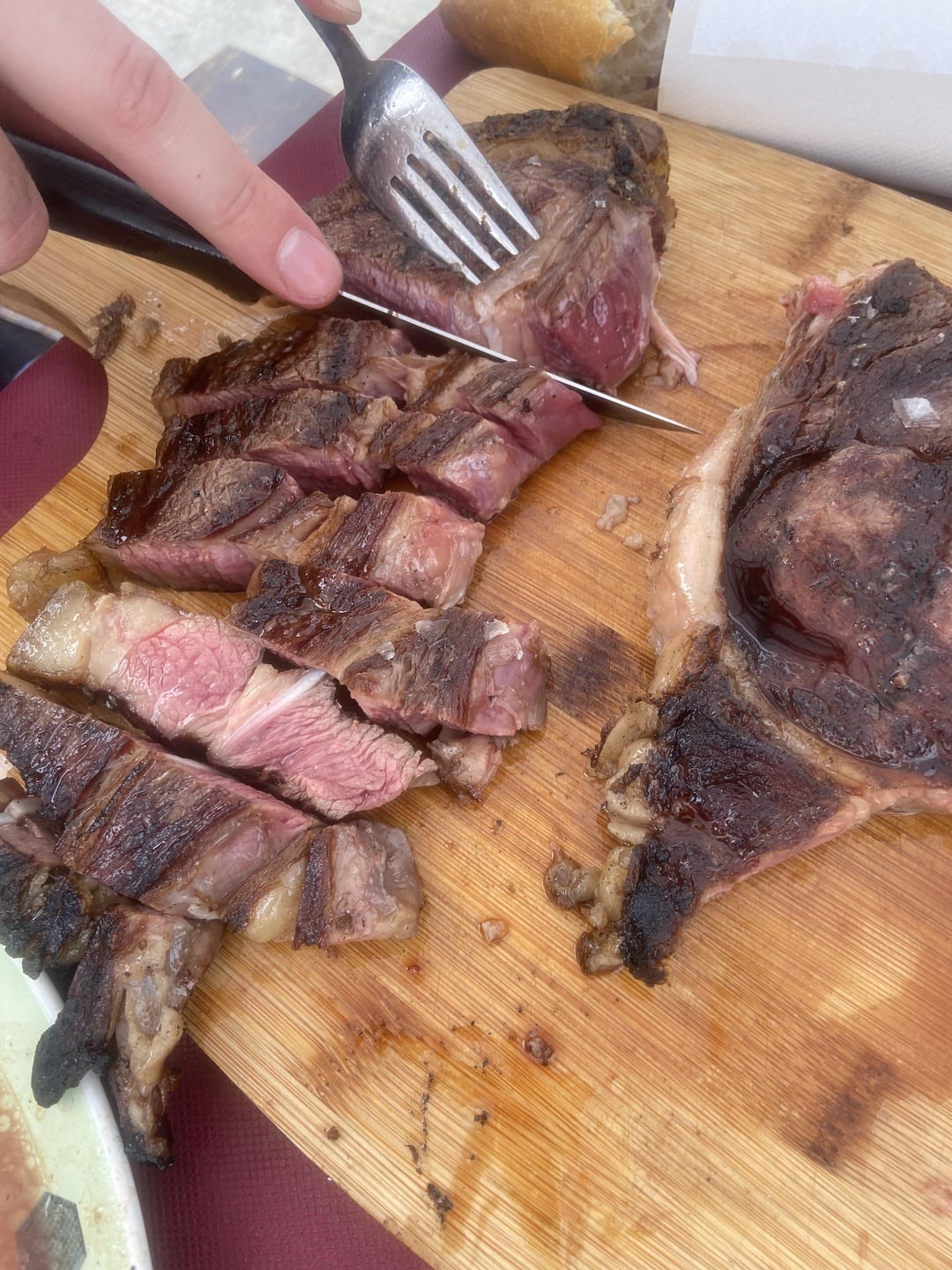 Spanish steak on the grill Dining and Cooking