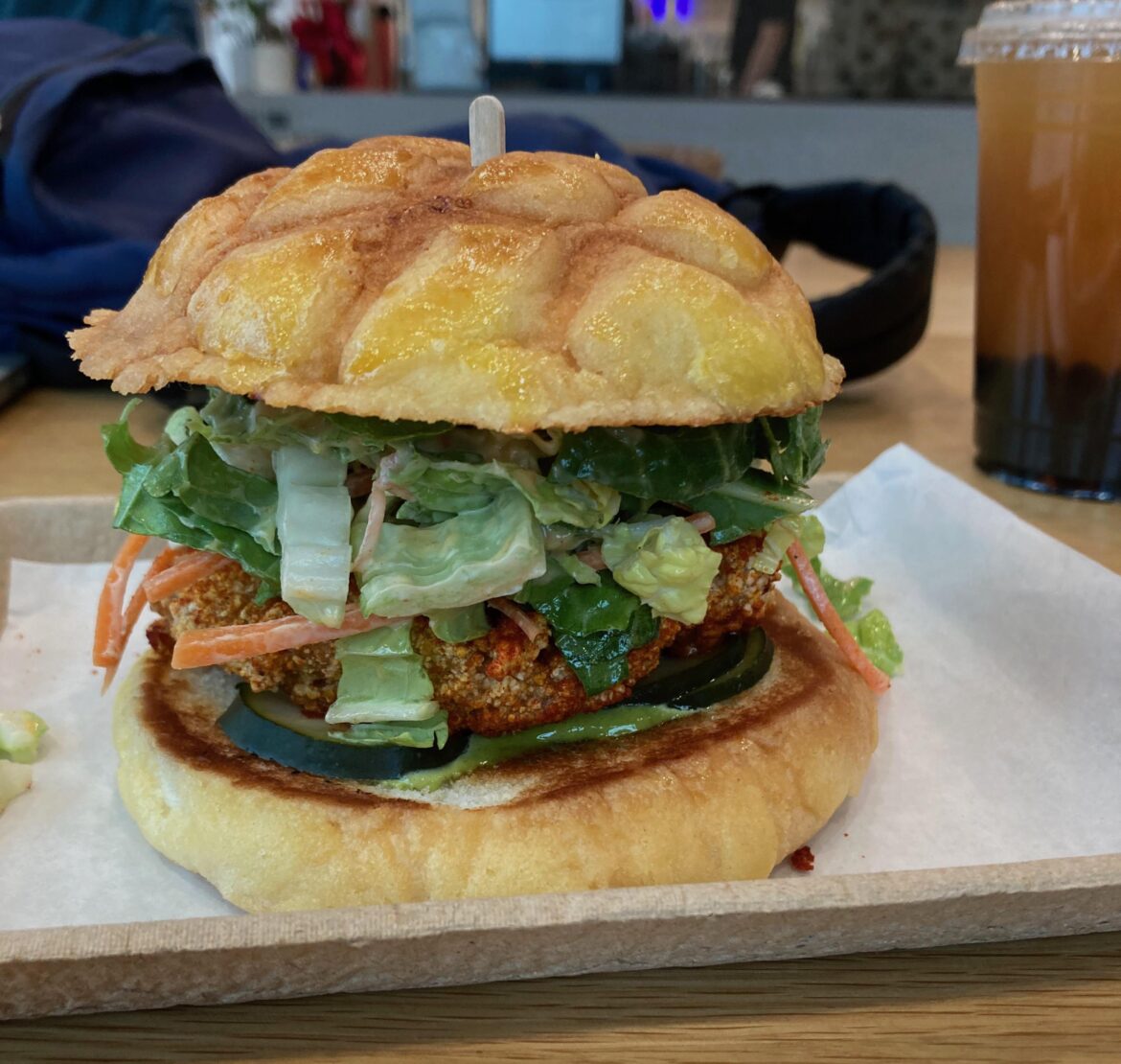 Bopomofo Spicy Taiwanese Fried Chicken Sandwich