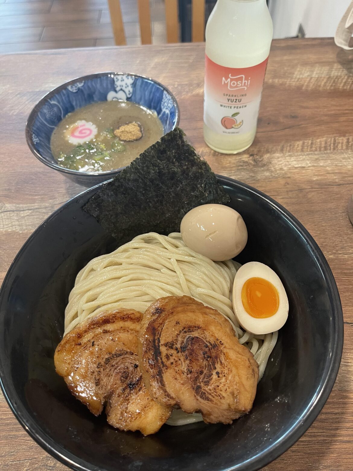 Ramen512 has Tsukemen as their special this week. I ordered an extra ajitama as usual. The homemade noodles were pretty damn good.