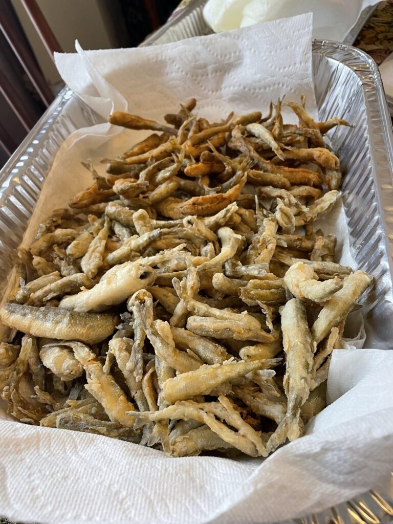 [homemade] fried smelts