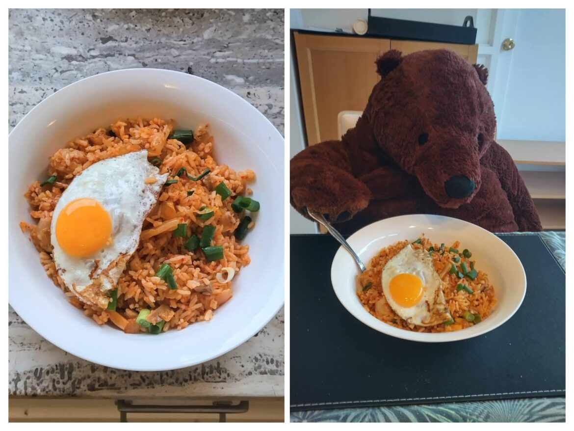 My attempt at a Kimchi Fried Rice