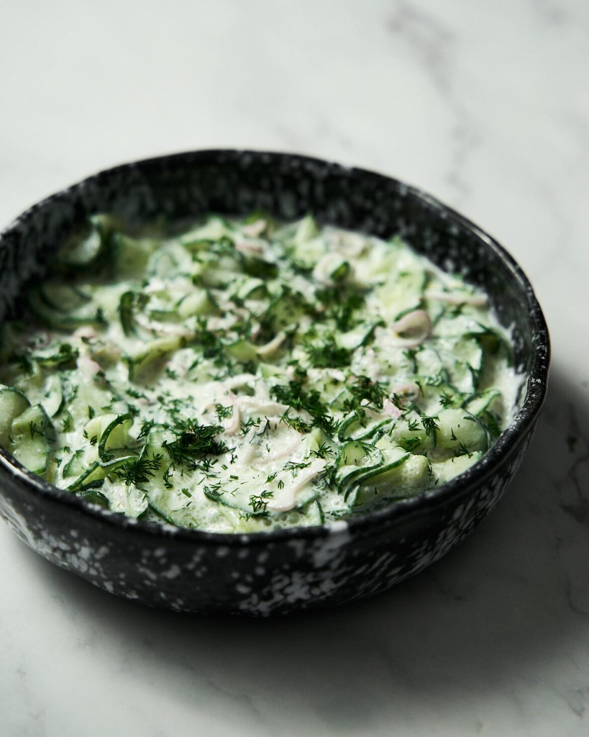 Cucumber and Sour Cream Salad