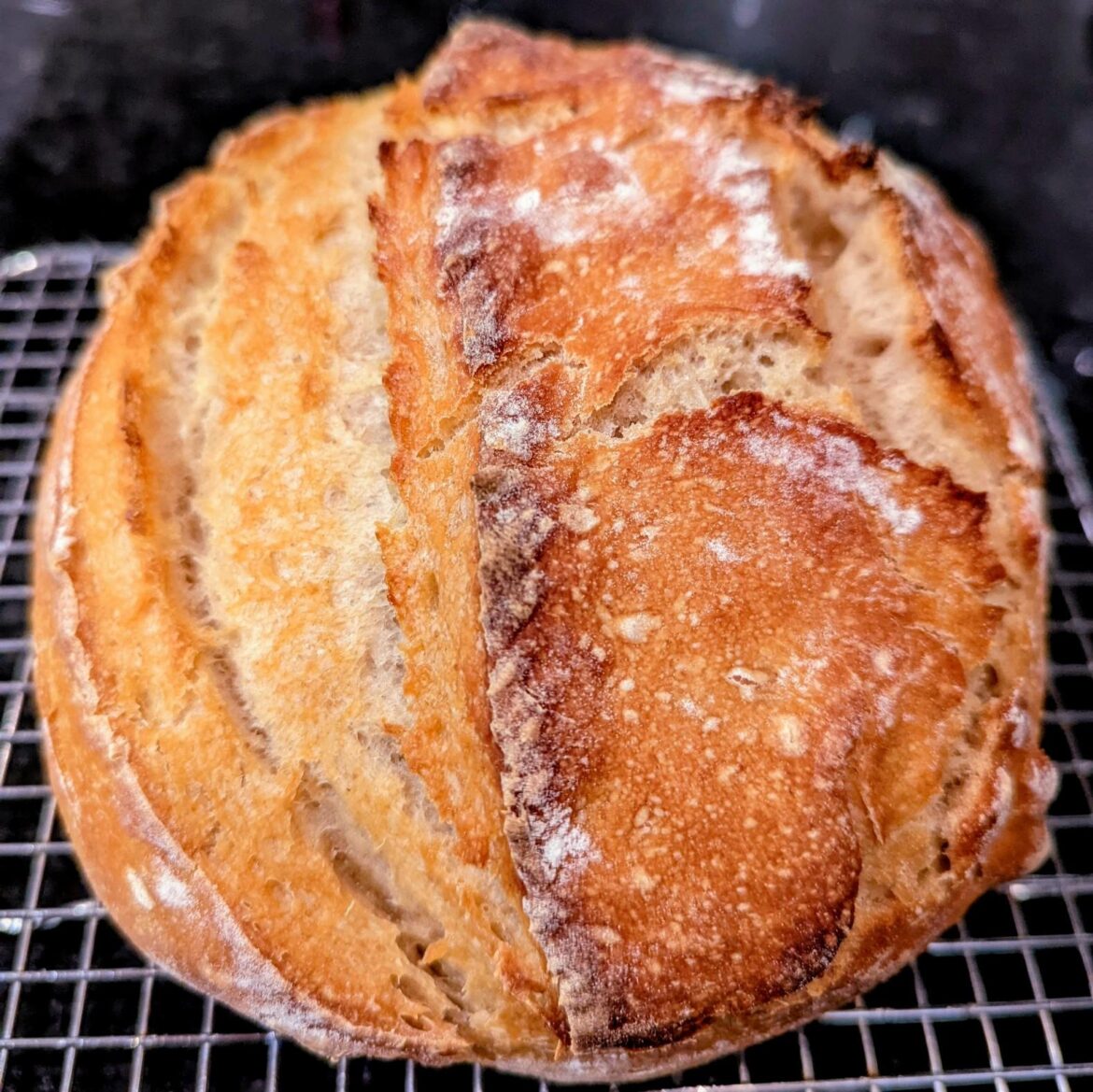 My sourdough starter but the dust. Hoping some kind soul has a highly active starter cast off to share. Please send a DM. Would like to start baking bread again this week. I need my fix 😄