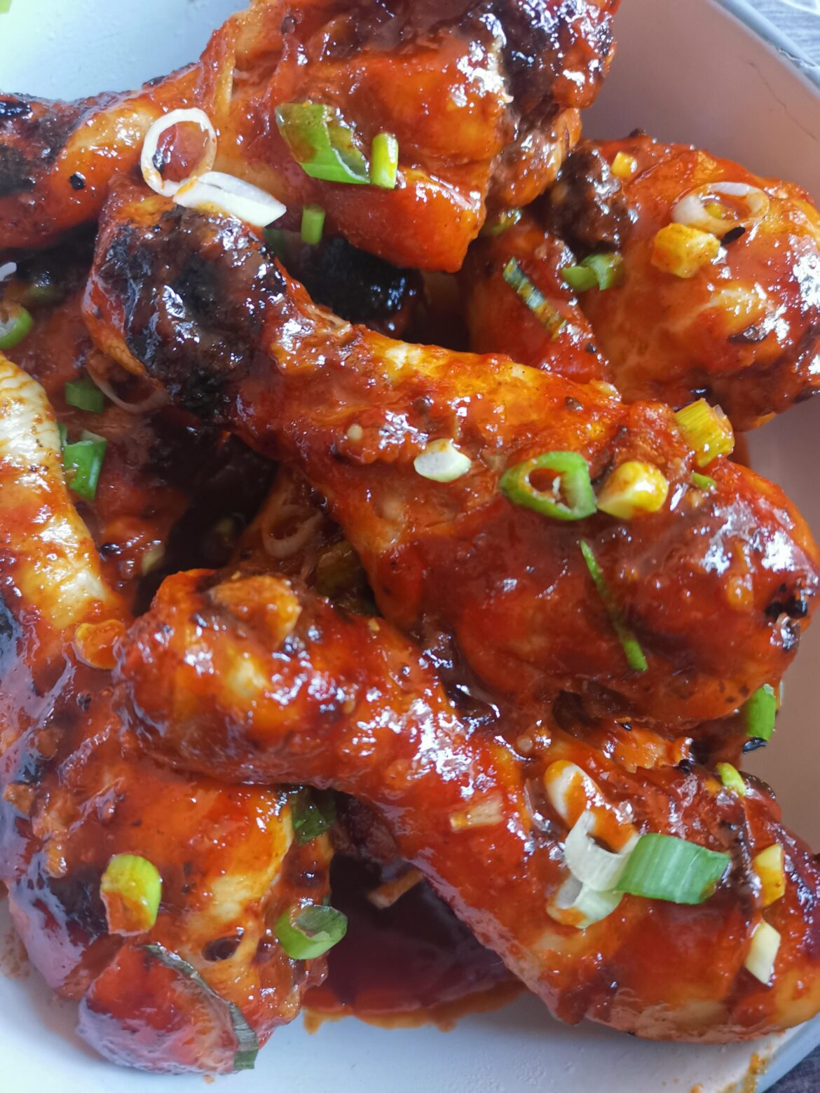 Sticky gochujang chicken
