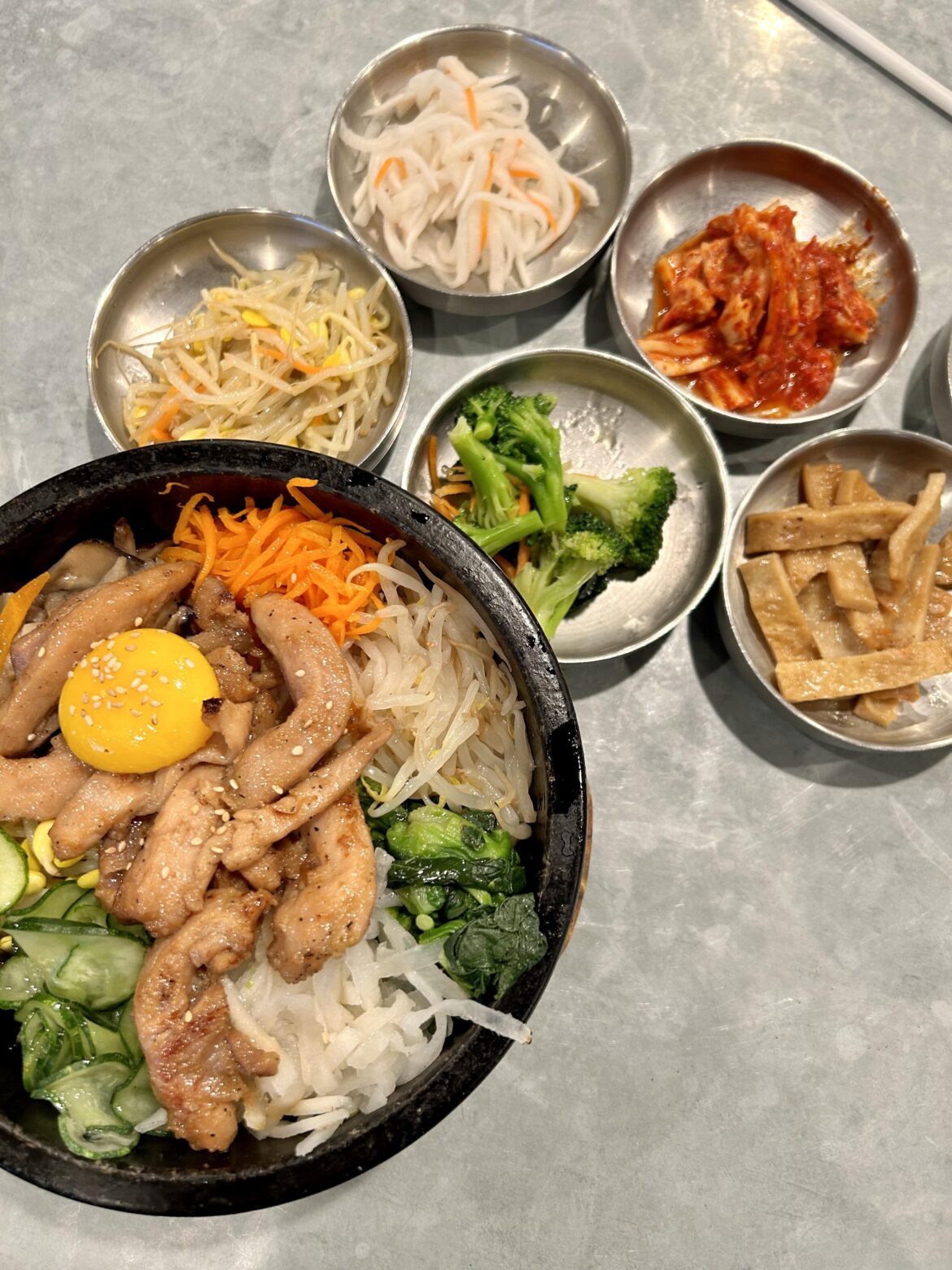 Bibimbap from Seoul House of Tofu in Sawtelle. $20. Great portion. Fire.