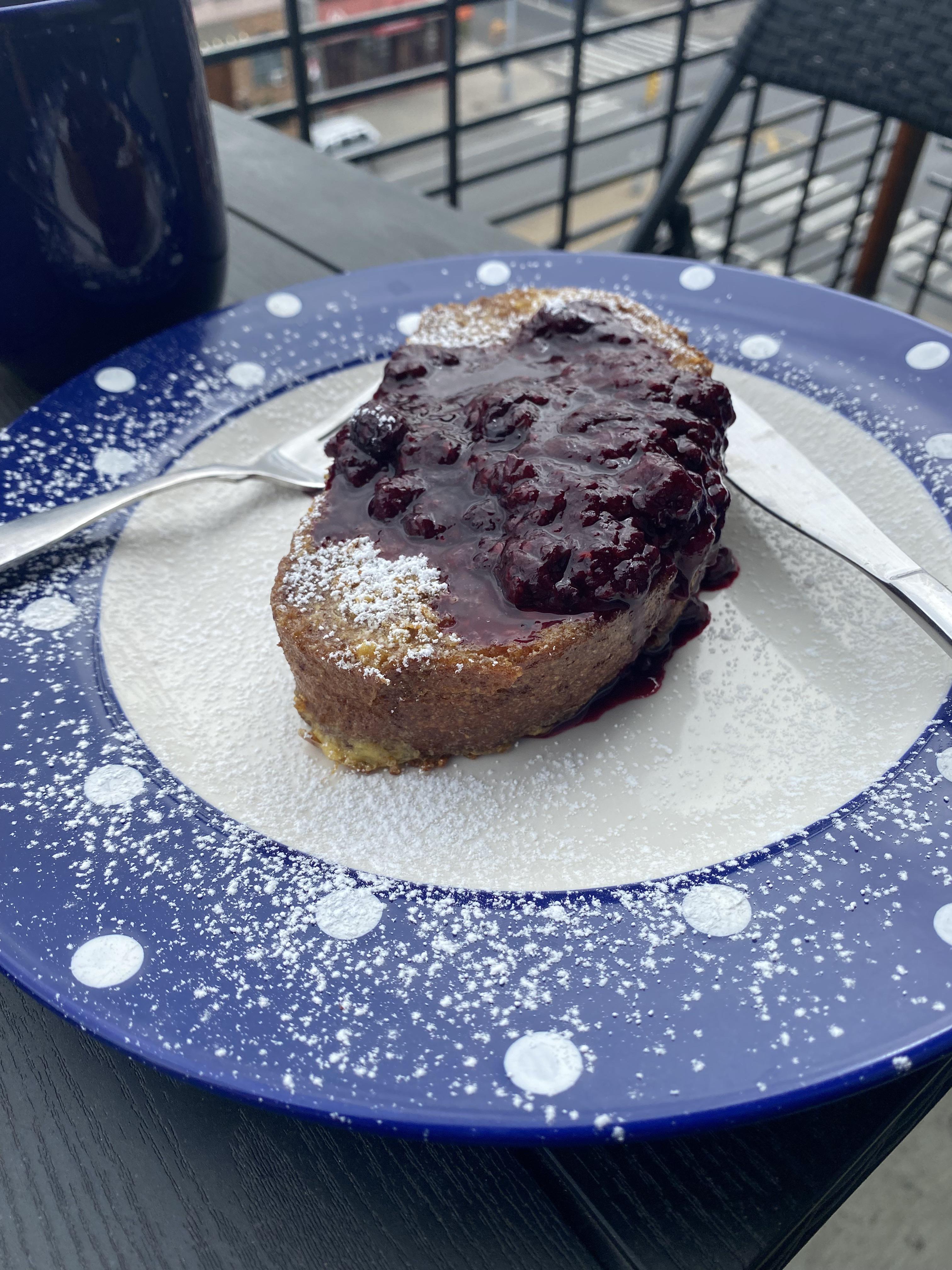 Thick French Toast with Mixed Berry Compote Dining and Cooking