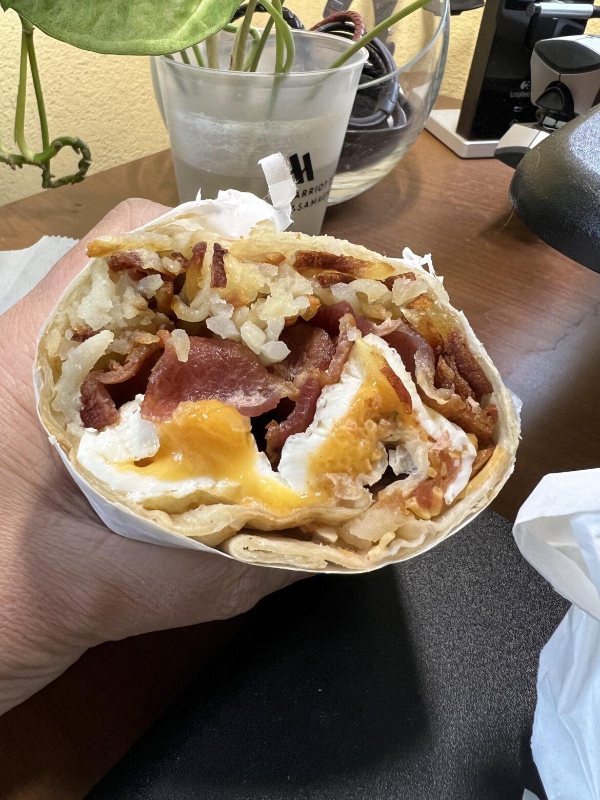 The breakfast burrito with bacon from Gold Star in Glendale (only available in the am).