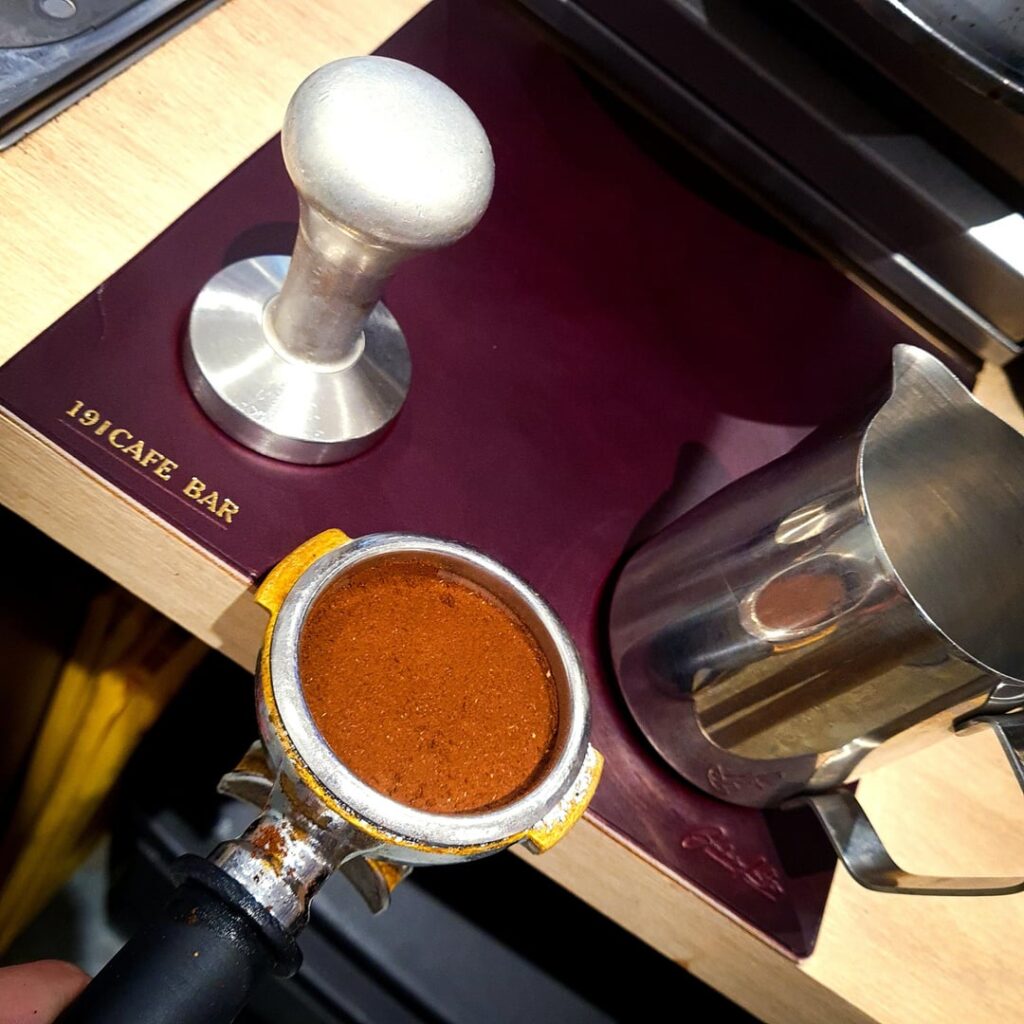 Leather Tamping Station