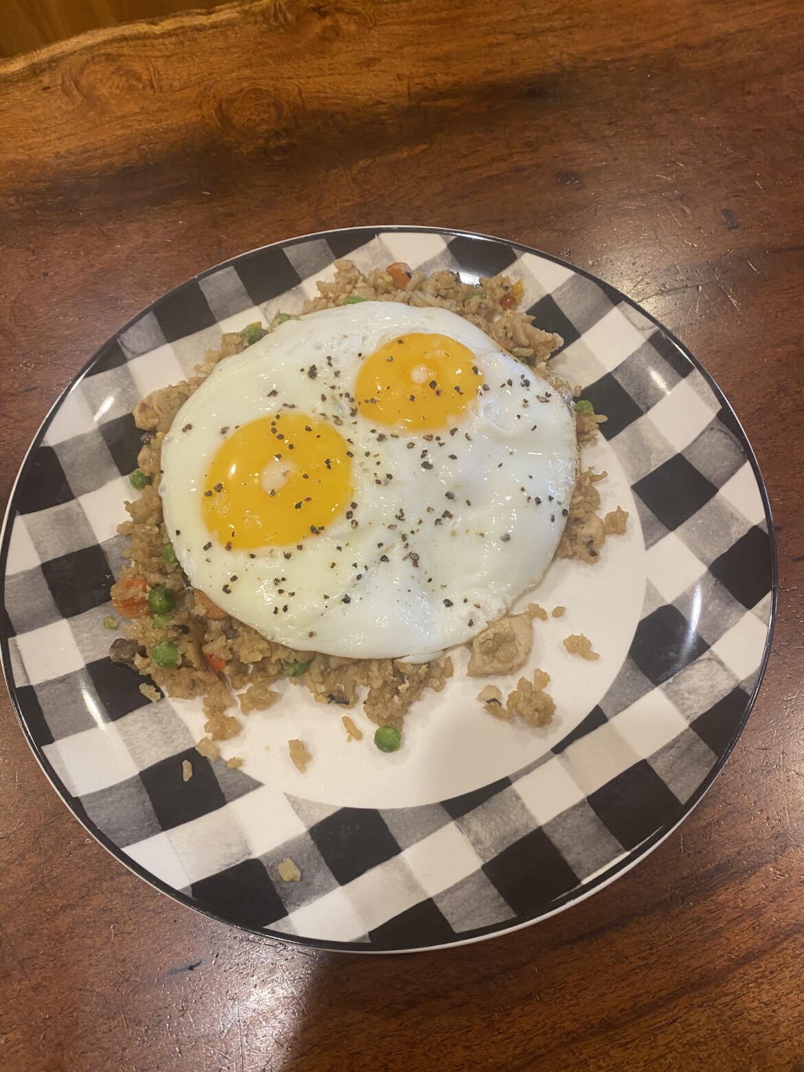 Fella’s Favorite Breakfast-Two Runny Eggs Over Anything!