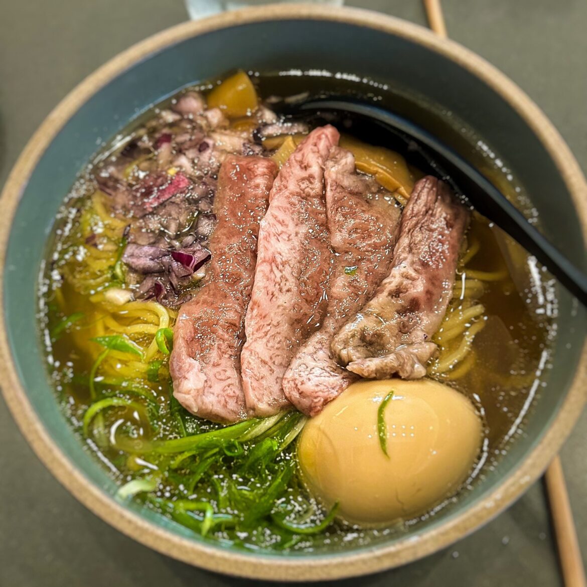 A5 Wagyu Ramen from Iki Ramen’s Hollywood location