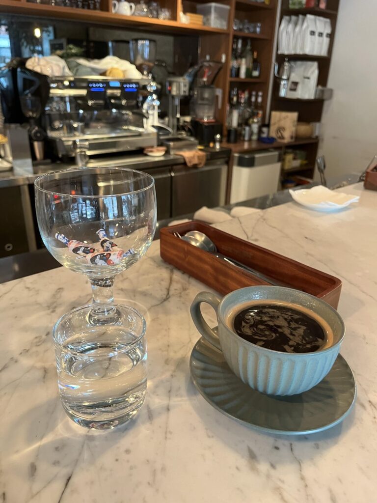 Another visit to the new coffee shop!