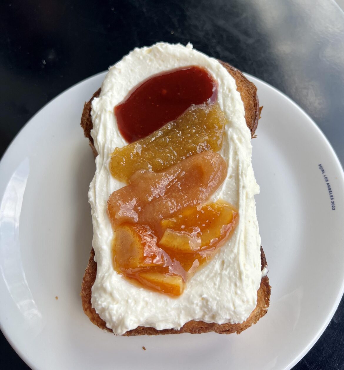 Famed Ricotta Toast at Sqirl