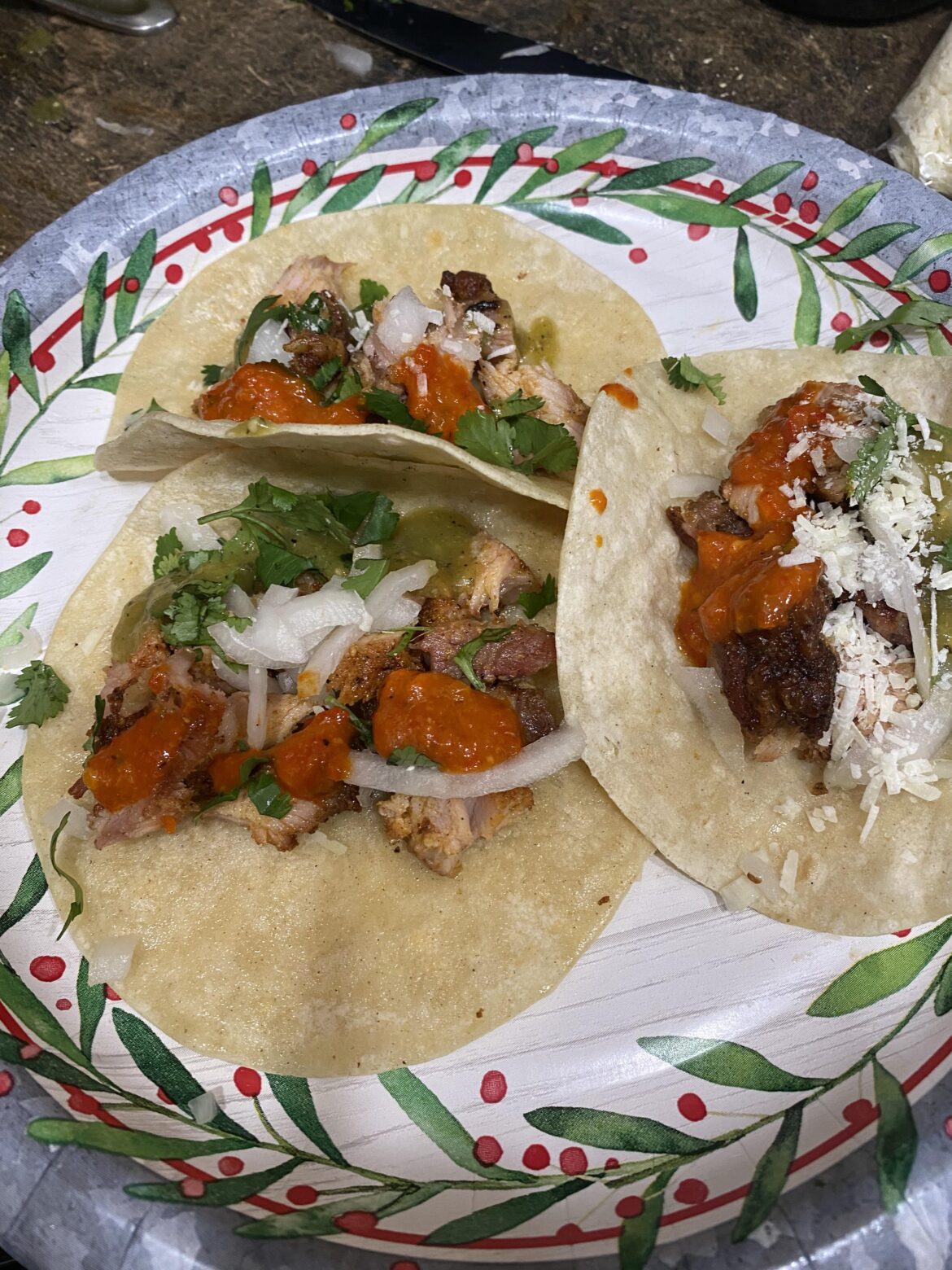 Pork taco at home!
