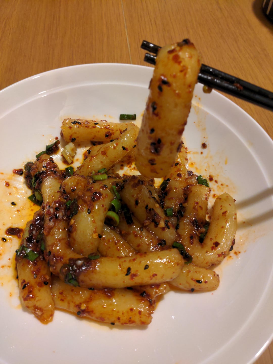 thicc chilli garlic noods from Joshua Weissman's most recent vid. So