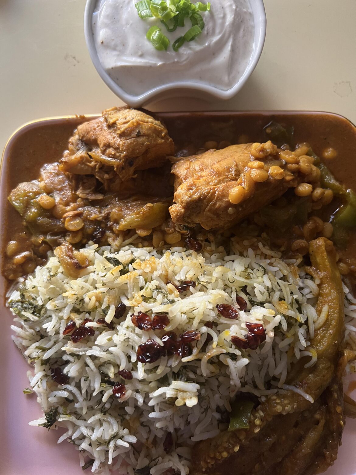 Persian Curry and Rice