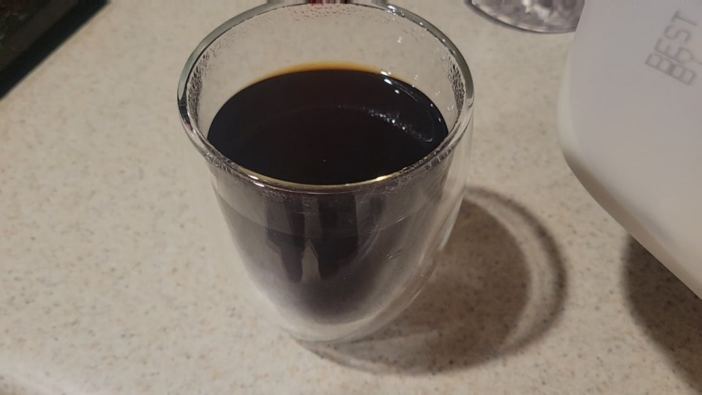 My favorite part of making coffee, watching the milk swirl.