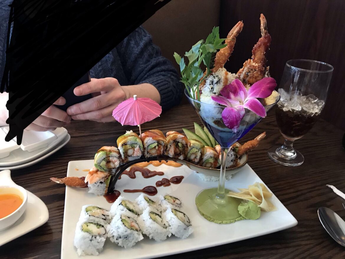 Next Level sushi presentation at T.N. Thai Bistro in Grosse Pointe