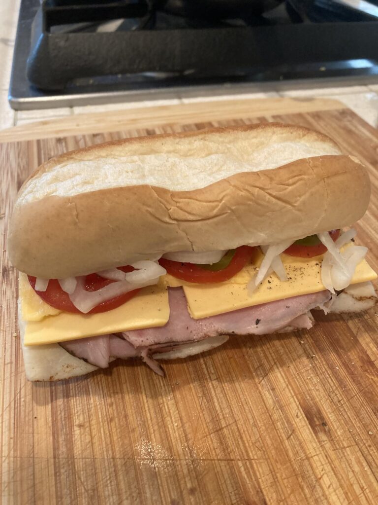 Just a Simple Ham, Chicken & Cheese (American &Sharp Cheddar)