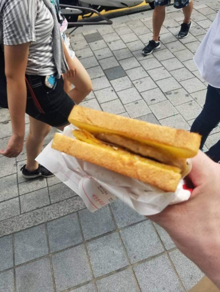 Korean Street Toast in Seoul!