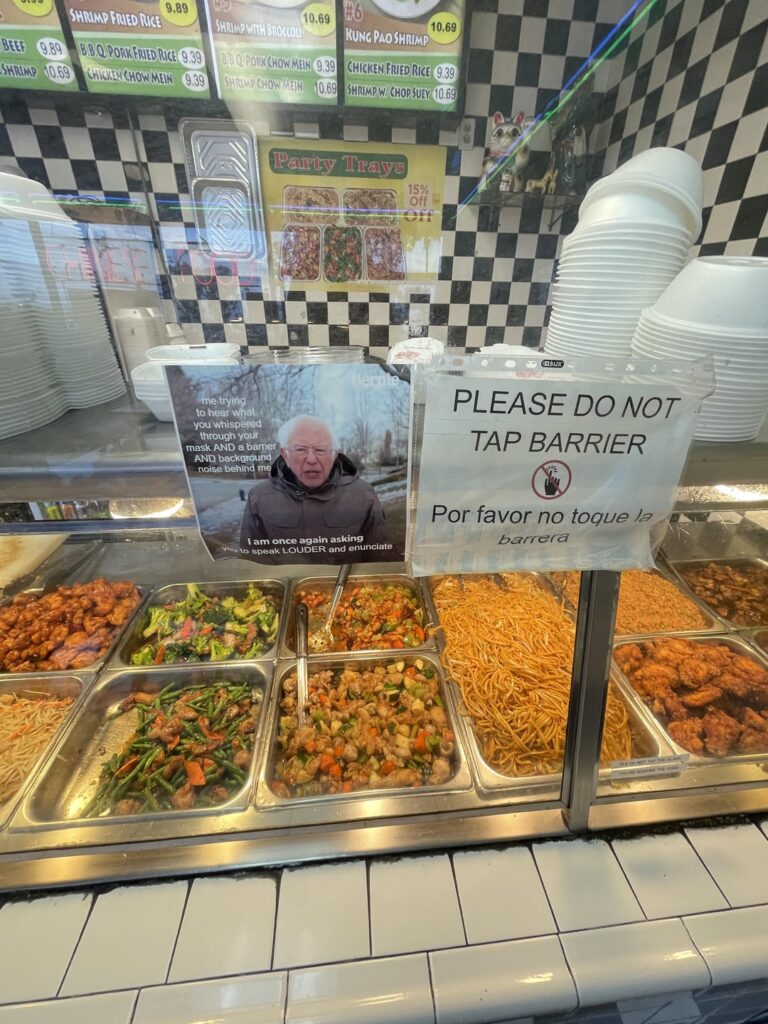 100% super delicious Chinese food from a place called “Chinese Food”