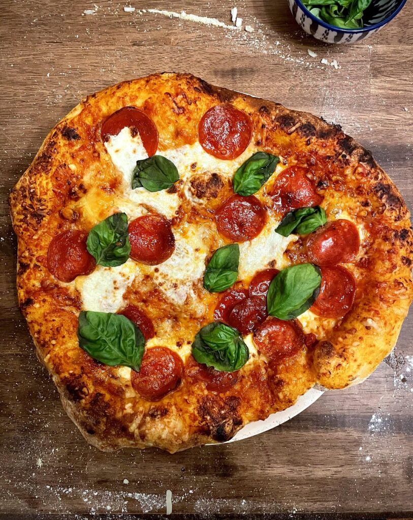 Homemade Pepperoni Pizza!