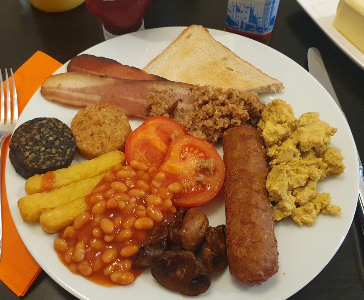 Homemade Vegan Fry Up