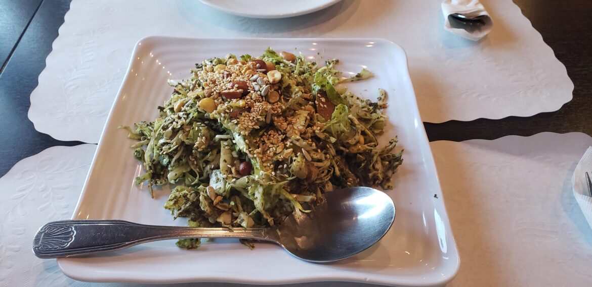 Tea Leaf Salad at "Irrawaddy Taste of Burma" in Stanton, California