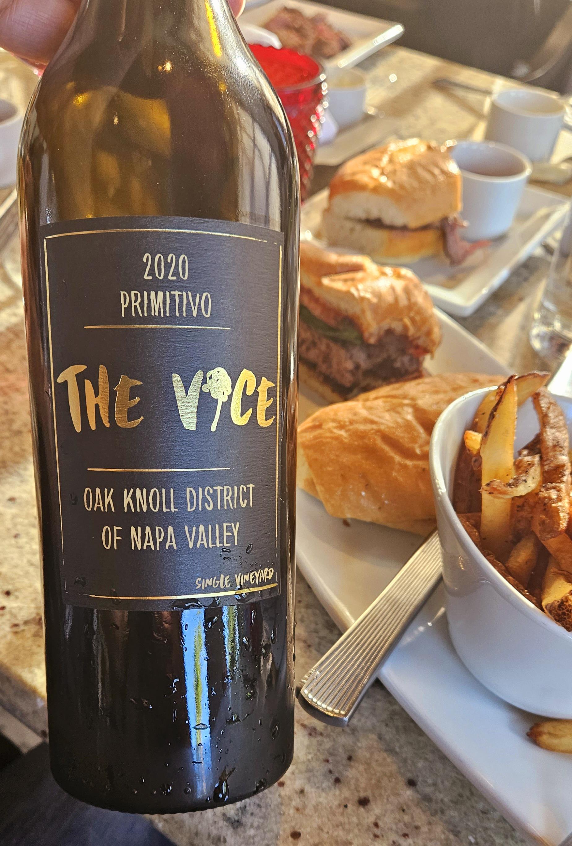 The Vice Wines Oak Knoll District Primitivo 2020, Napa Valley