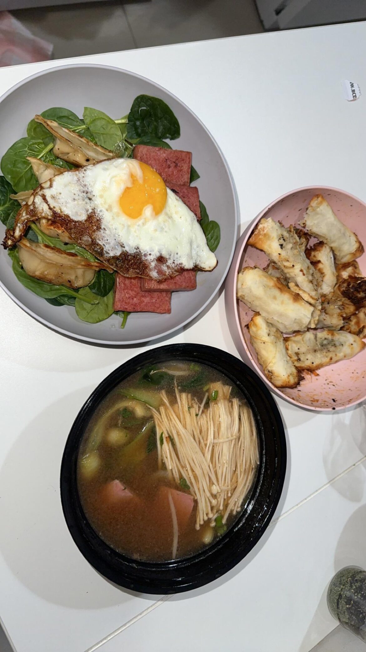 Leftover pho turned into crossfaded feast