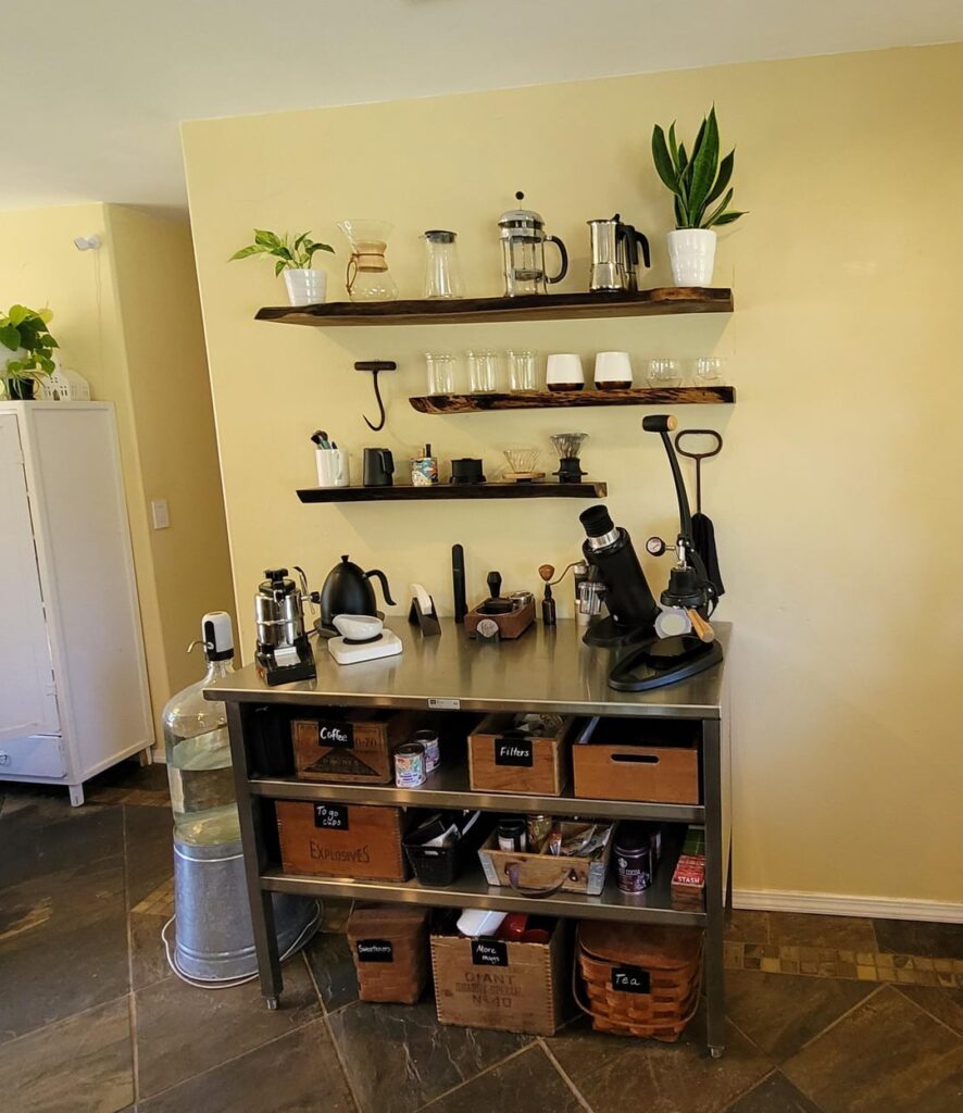 spent the weekend building, finishing and installing these shelves.