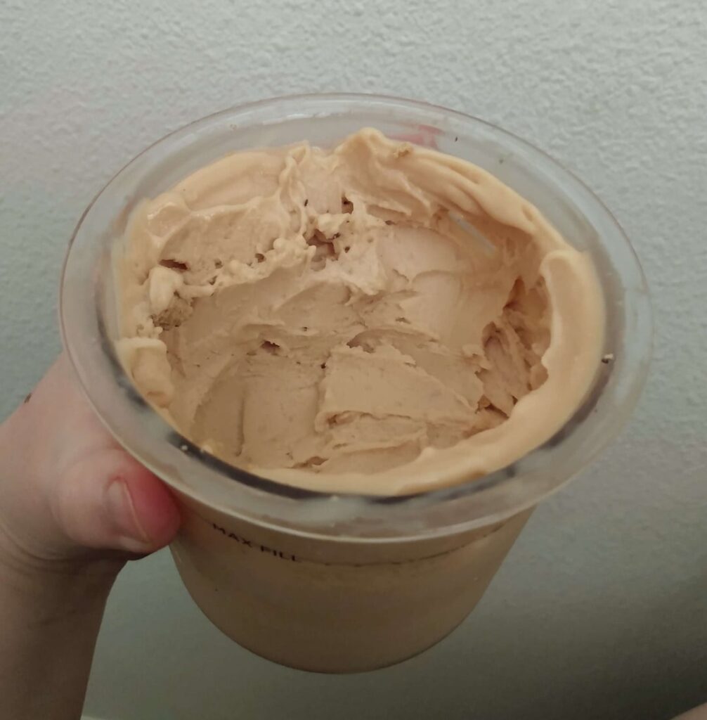 One of my favorite ninja creami experiments so far - 93 cal black tea ice cream