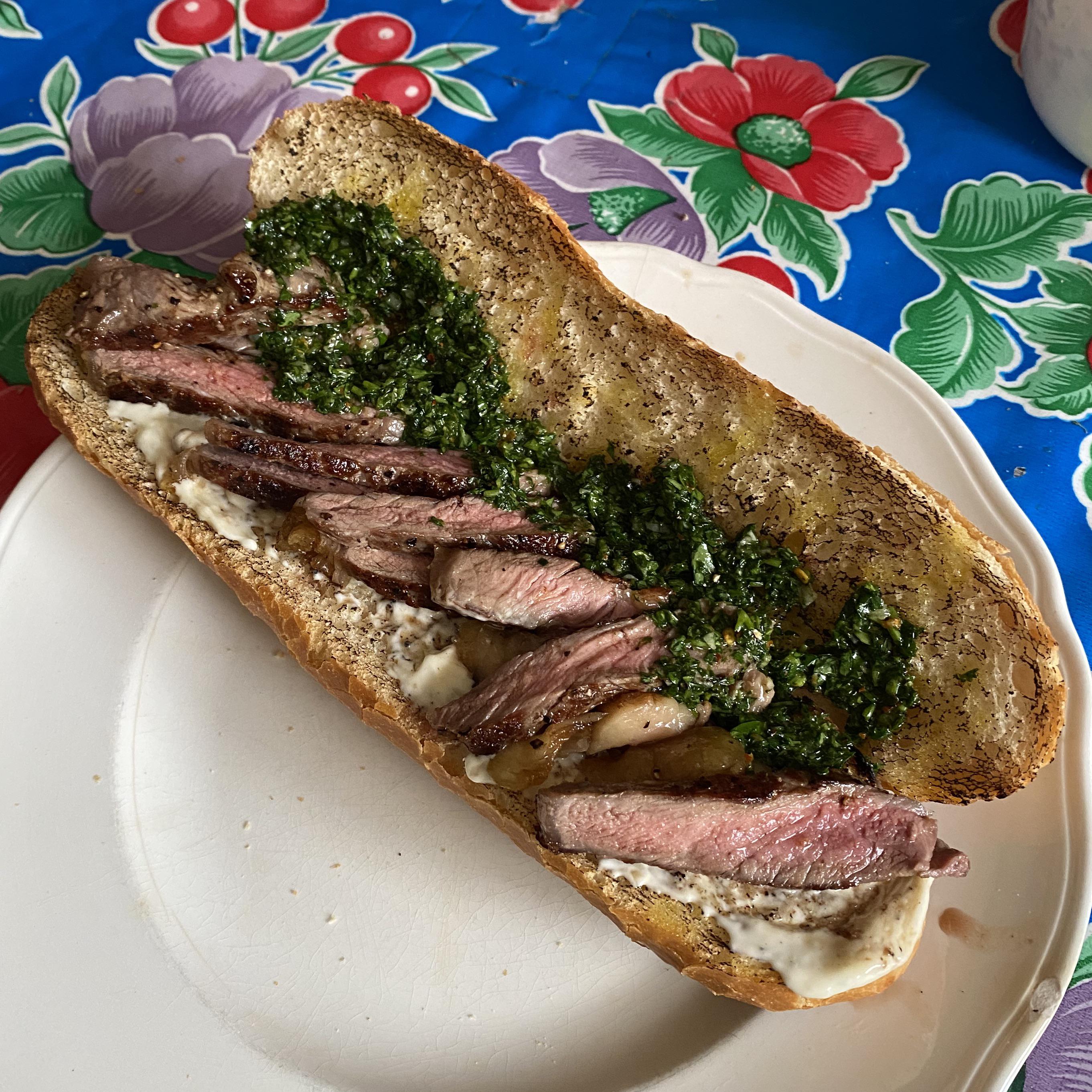 Saw that steak sandwich on here and reminded me of the steak hoagie