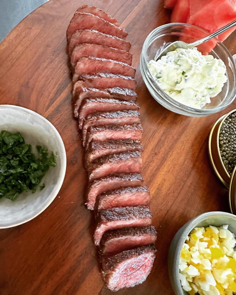 The proper way to prepare a steak