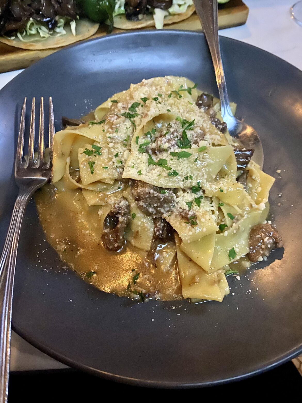 Short Rib Pappardelle from Chess Park Lounge in Glendale. Literally melts in your mouth❤️