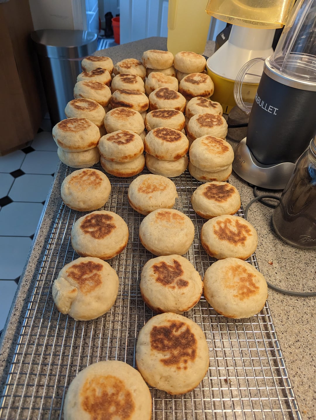 Sourdough English Muffins in Bulk Dining and Cooking