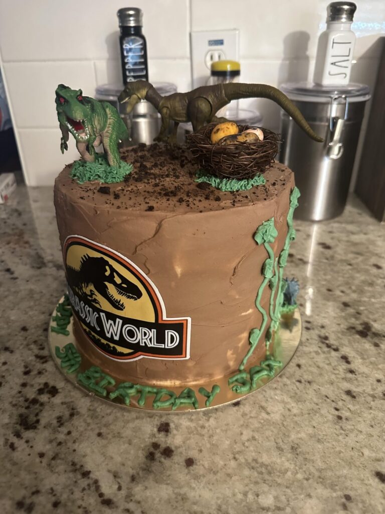 Jurassic World cake!